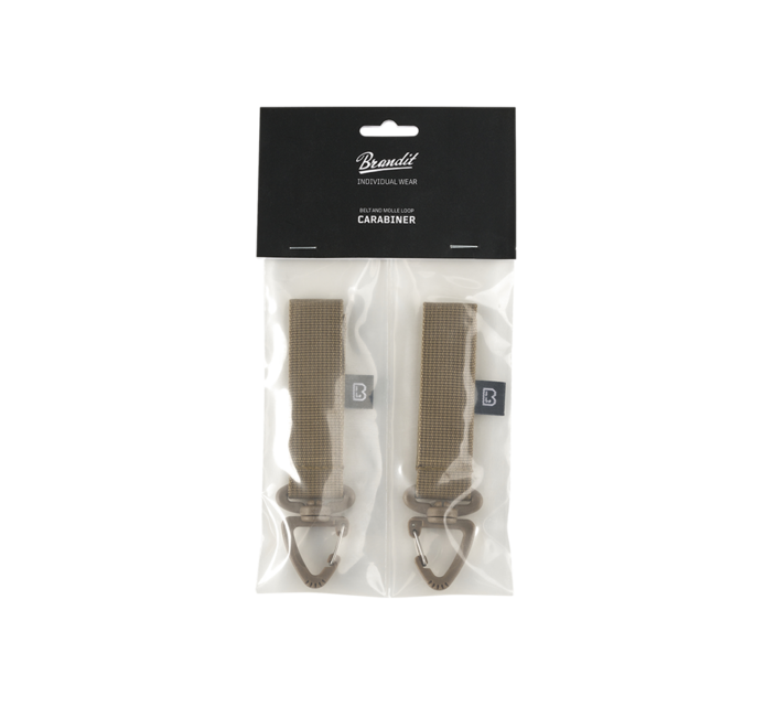 Brandit MOLLE-Karabiner 2er Pack, Kamel
