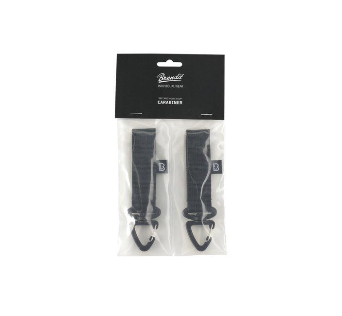 Brandit MOLLE-Karabiner 2er Pack, schwarz