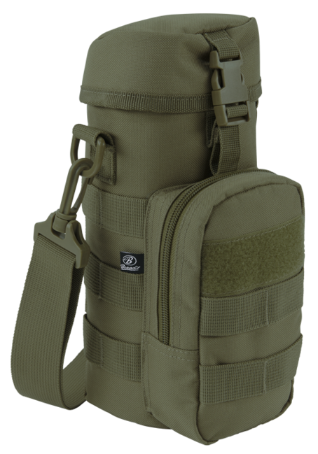 Brandit MOLLE Flaschenhalter mit tasche II, olivgrün