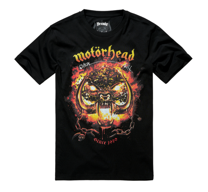 Brandit Motörhead Overkill T-shirt, schwarz