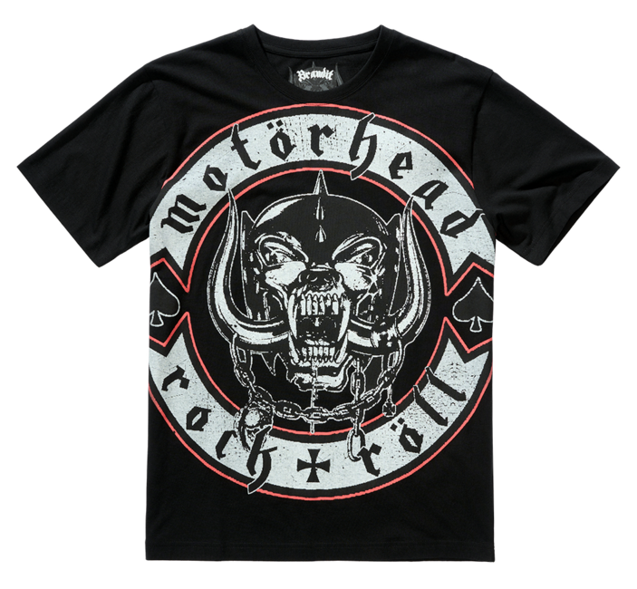 Brandit Motörhead T-shirt rock röll, schwarz