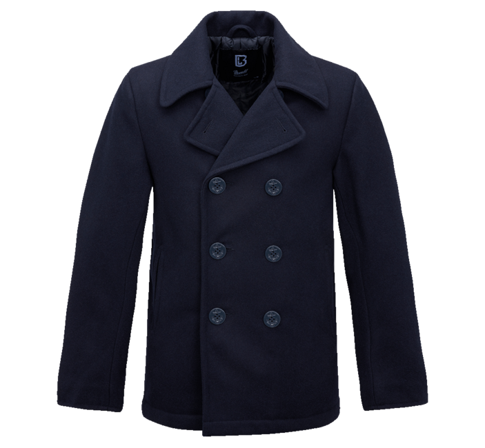 Brandit Erbsenmantel mantel, navy blau