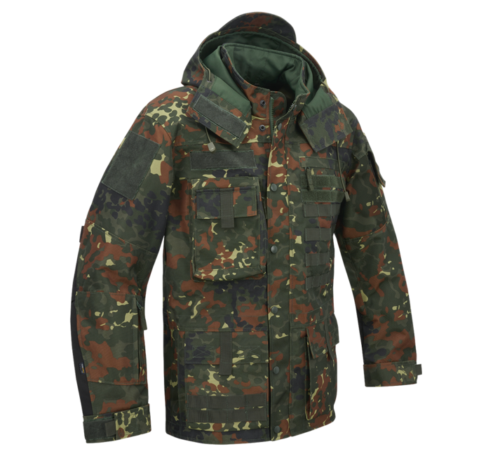Brandit Performance Outdoor Taktische Jacke, flecktarn