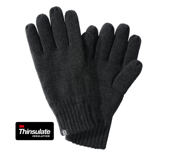 Brandit Strickhandschuhe, schwarz