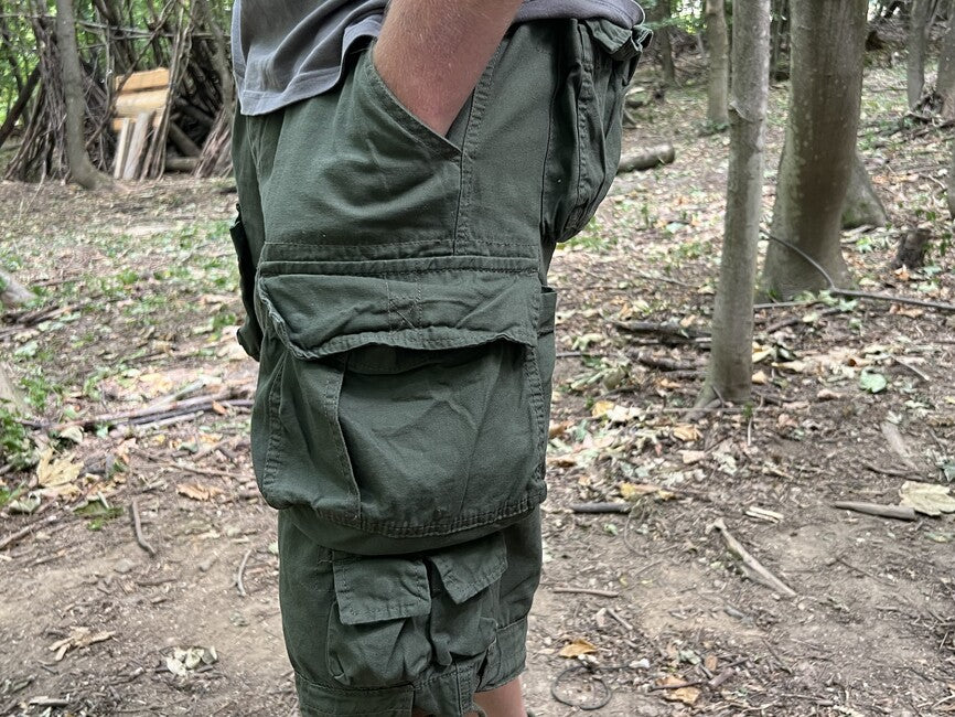 Brandit Savage Vintage Shorts, Swedisch camo