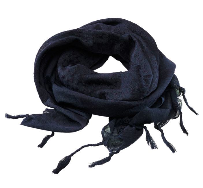 Brandit Shemag schal, navyblau-schwarz