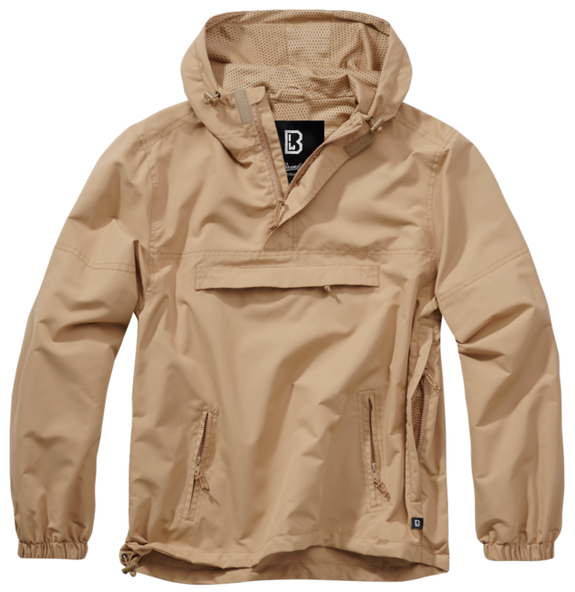 Brandit Sommer Windbreaker Jacke, camel