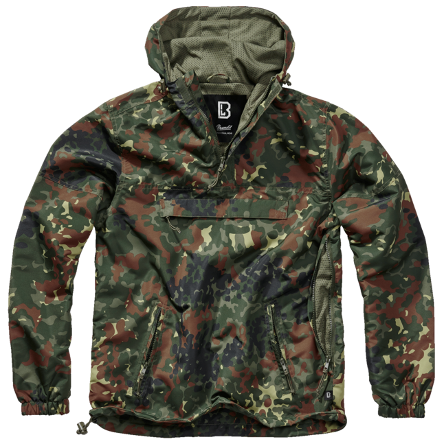 Brandit Sommer Windbreaker Jacke, flecktarn