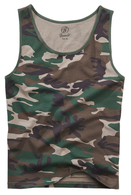 Brandit herren-Tank-Top, woodland