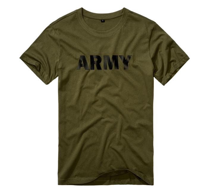 Brandit T-shirt Army, Oliv