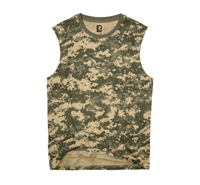 Brandit Ärmelloses T-shirt, Digital Camo