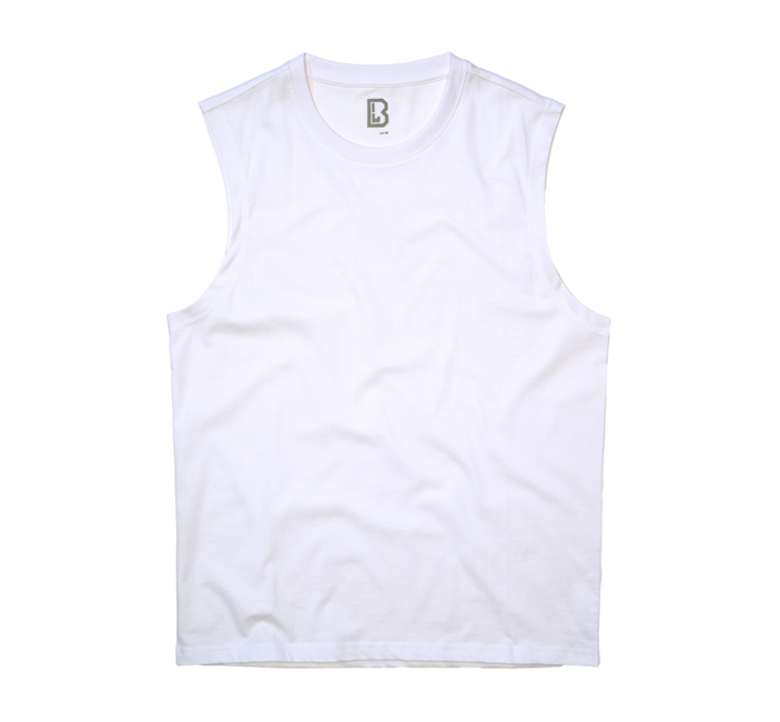 Brandit Ärmelloses T-shirt, Weiß