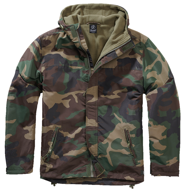 Brandit Windbreaker Frontzip-Jacke, woodland