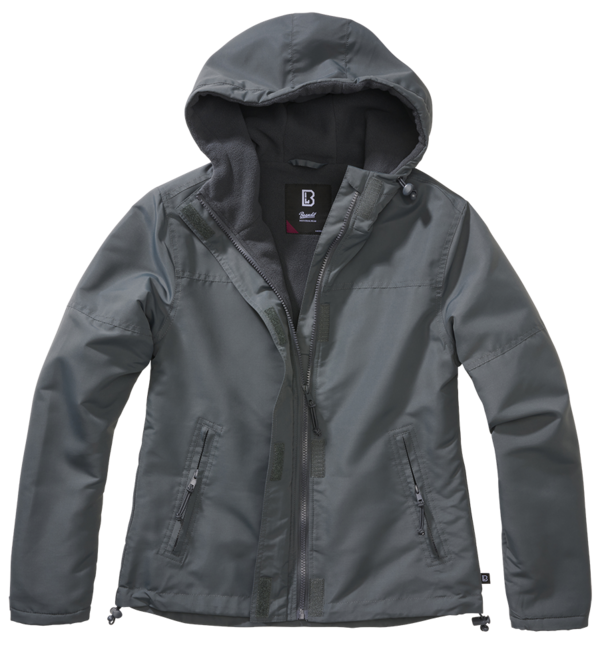 Brandit Windbreaker Frontzip- damen jacke, anthracite