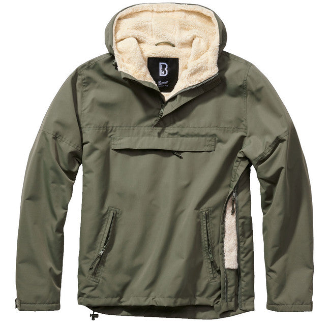 Brandit Windbreaker-Jacke Sherpa, oliv
