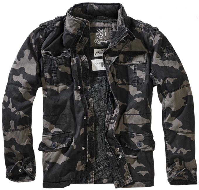 Brandit Britannia herrenjacke, darkcamo