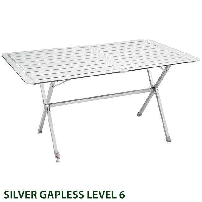 Brunner Campingtisch Silber spaltfrei Stufe 6