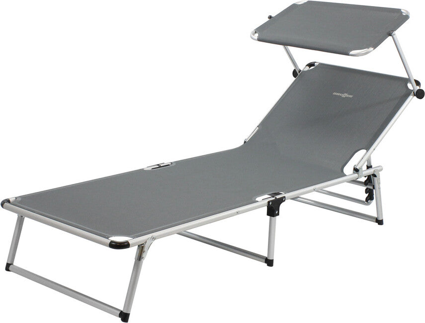 Brunner Malibu liegestuhl, grau