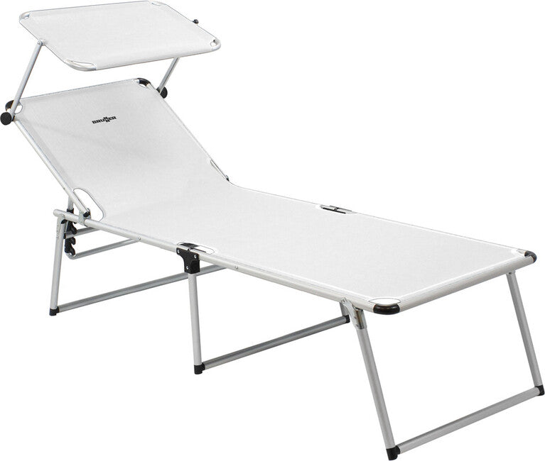 Brunner Malibu High Liegestuhl, weiß