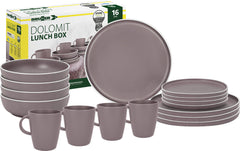 Brunner Lunch Box Dolomit σετ σκεύη κατασκήνωσης, μωβ