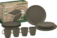 Brunner Lunch Box Pla Tierra Σετ Κρεβατοδεξαμενής Camping, Καφέ