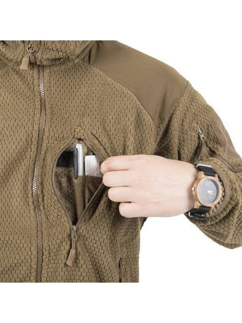 Helikon Alpha taktische Vliesjacke, schattengrau