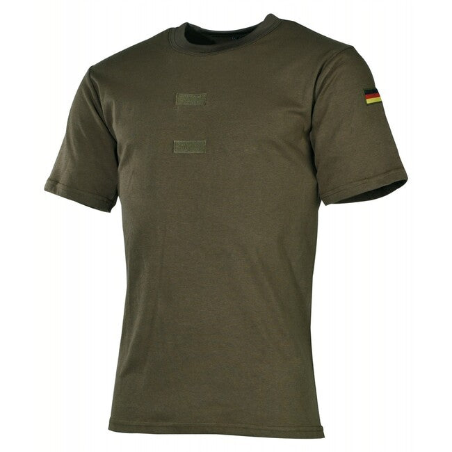MFH BW Tropical Tank Top mit nationalen Emblemen, od grün