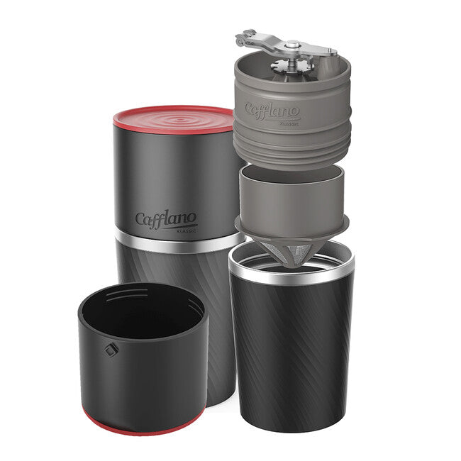 Cafflano Klassic kaffeemaschine, schwarz