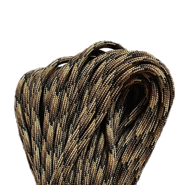 WARAGOD Faila Paracord-Armband mit Metallverschluss camo coyote