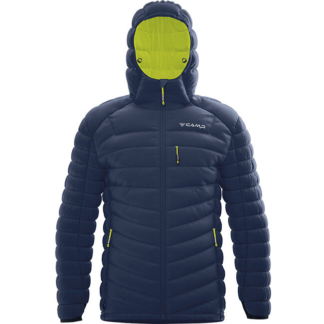 Camp Protection Jacket damen daunenjacke , nachtblau / lime