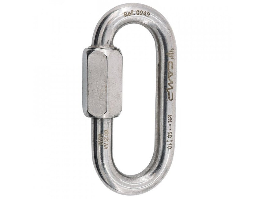 CAMP Ovalna mailona Oval Quick Link 10 mm, nerezova ocel