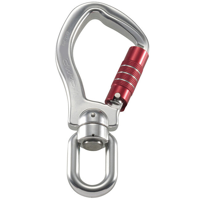 Camp Alu-Wirbelhaken Verriegelungshaken mit Sicherheitsverschluss 3Lock 23 mm