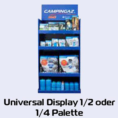 Campingaz Ausstellungsregal aus Metall