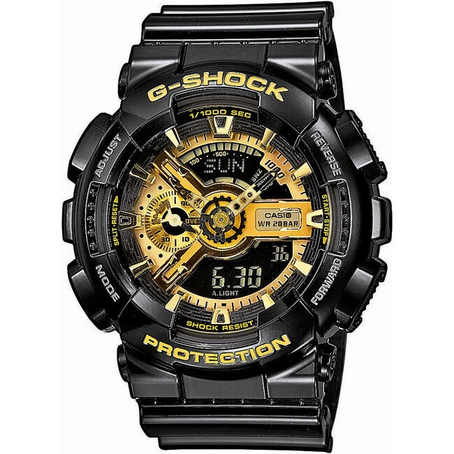 Casio G-Shock Uhr GA-110GB-1AER, schwarz/gold