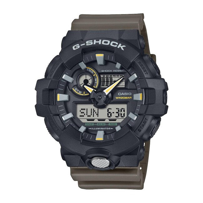 Casio G-Shock Uhr GA-710TU-1A3ER, schwarz/braun