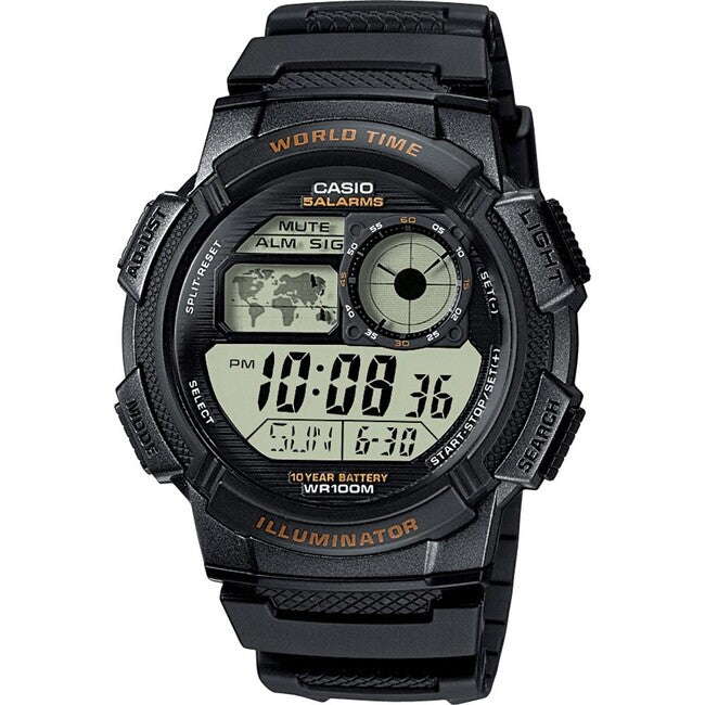Casio AE-1000W-1AVEF Uhr, schwarz