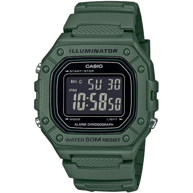 Casio W-218H-3BVEF Uhr, grün