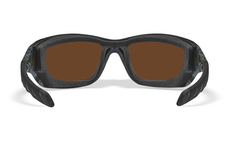 Wiley X Gravity Polarized Sunglasses, Green Mirror