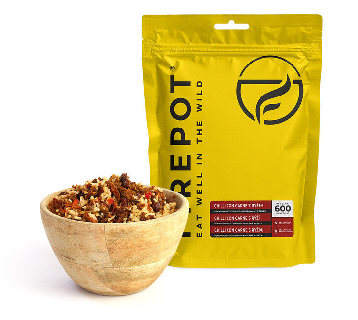 Chili con Carne mit Reis, 135g