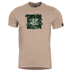 CloMod Leaves kratke majice, khaki