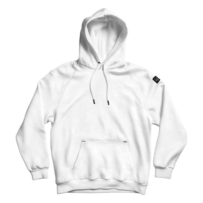 CloMod Kapuzenpullover Blank, weiß