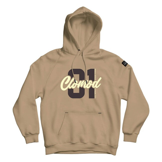 CloMod Kapuzenpullover One, tan brown