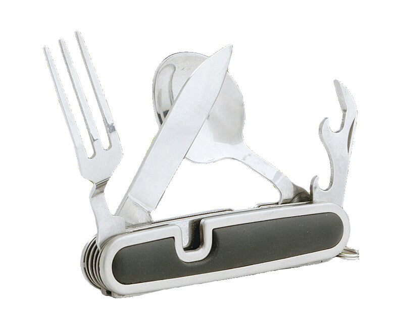Coghlans Camper`s Knife kompaktes klapp-besteck-set