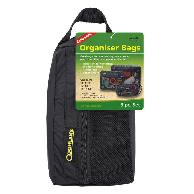 Coghlans Nylon/Mesh Organizer Bags