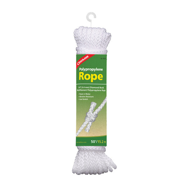 Coghlans PP-Seil, schwimmend 6,4 mm 15 m weiß