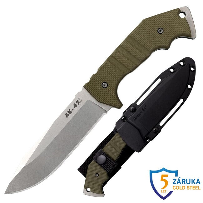 Cold Steel AK-47 feststehende Klinge Feldmesser (Stonewashed)