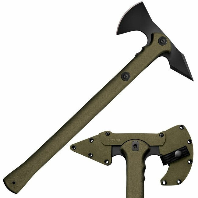 Cold Steel Trench Hawk axt, oliv, 48 cm