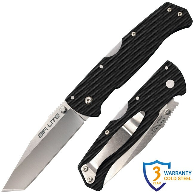 Cold Steel Air Lite Tanto Spitze Schließung Messer (AUS10A)