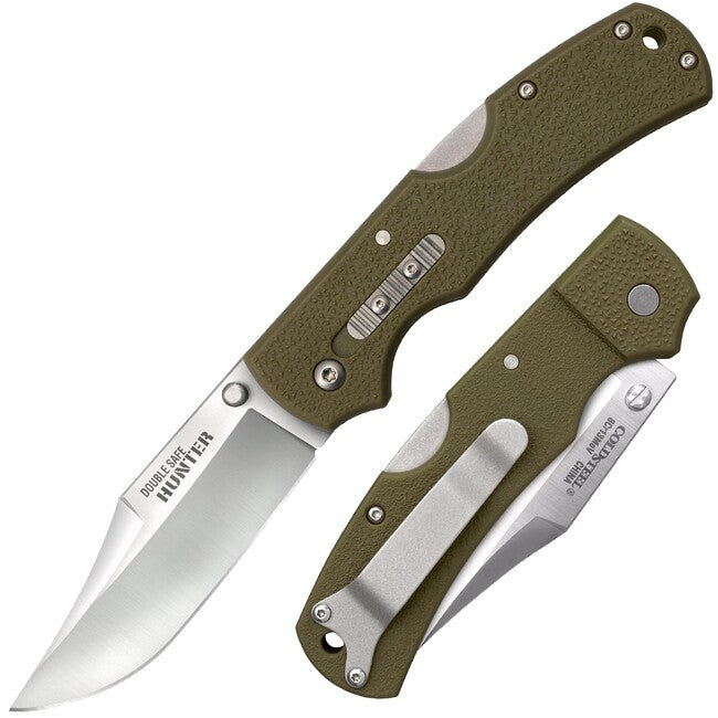 Cold Steel Double Safe Hunter schließmesser, od grün