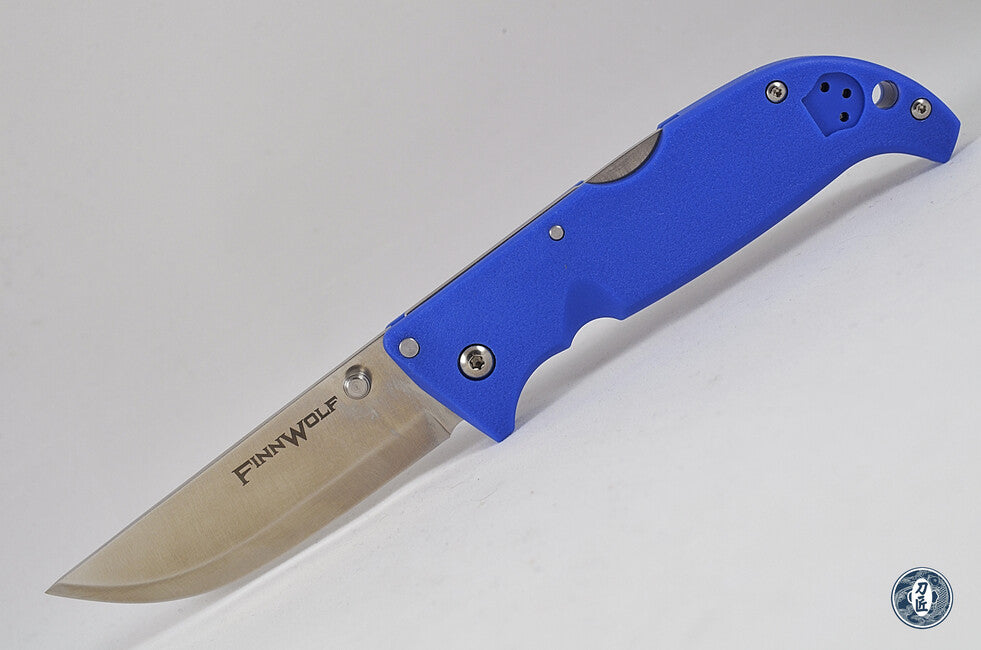 Cold Steel Finn Wolf schließung messer (AUS8A) , blau griff